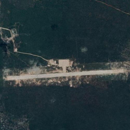 New Barbuda Airport in Codrington, Antigua and Barbuda (Google Maps)