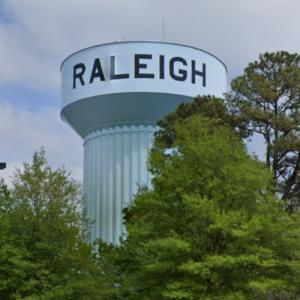 Raleigh Water Tower in Raleigh, NC - Virtual Globetrotting