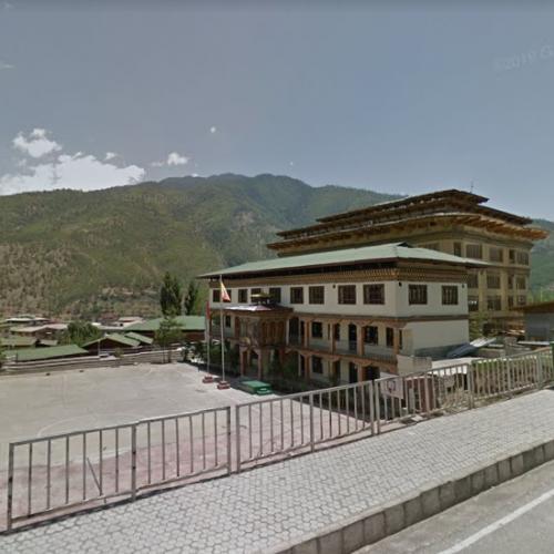 Kelki Higher Secondary School in Thimphu, Bhutan (Google Maps)