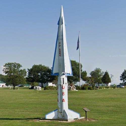 Nike "Hercules" missile in Fort Indiantown Gap, PA (Google Maps) (5)