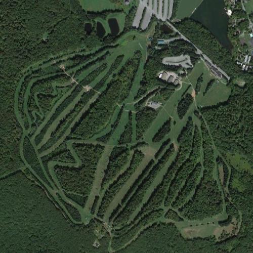 Elk Mountain Ski Area in Herrick Township, PA (Google Maps)