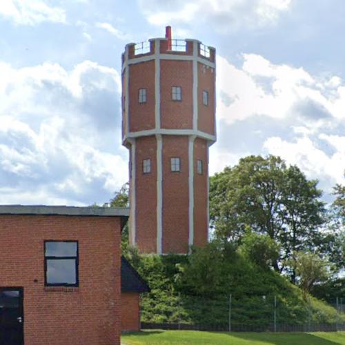 Farsø water tower in Farsø, Denmark - Virtual Globetrotting