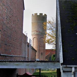 Vemb water tower in Vemb, Denmark - Virtual Globetrotting