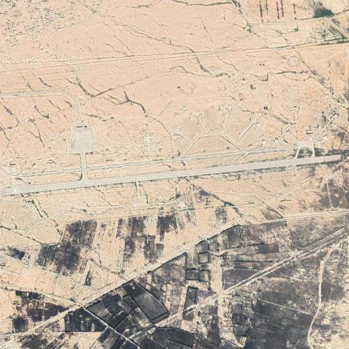 Palmyra Airport (OSPR) in Tadmur, Syrian Arab Republic (Google Maps)