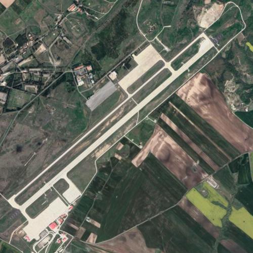 Tekirdağ Çorlu Airport (LTBU) in Çorlu, Turkey (Google Maps)