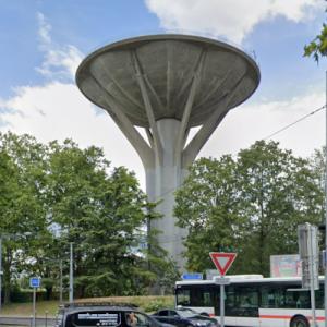 Lyon, Avenue de Champagne, water tower (StreetView)