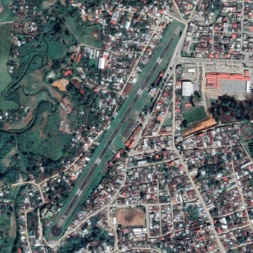 Cobán Airport in Cobán, Guatemala (Google Maps)
