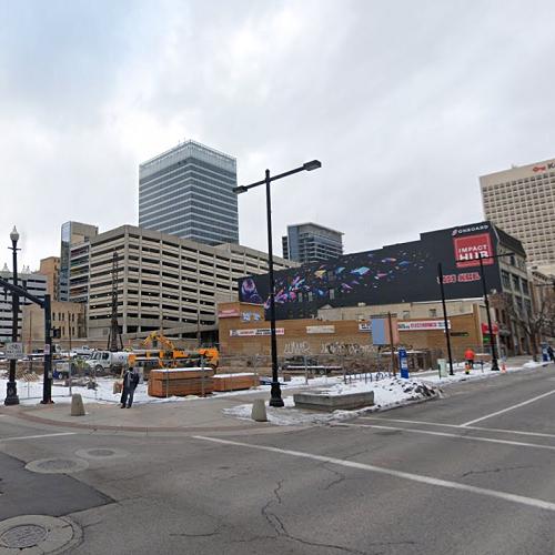 Astra Tower (tallest building in Utah) under construction in Salt Lake