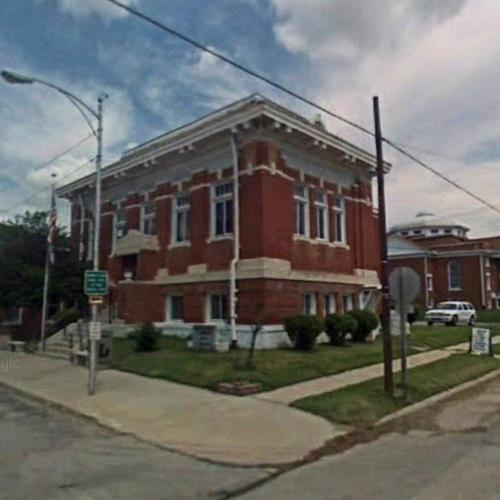 'Carnegie Library of Albany' by Edmond Eckel in Albany, MO (Google Maps)