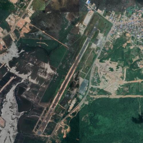 Sihanouk International Airport in Sihanoukville, Cambodia (Google Maps)