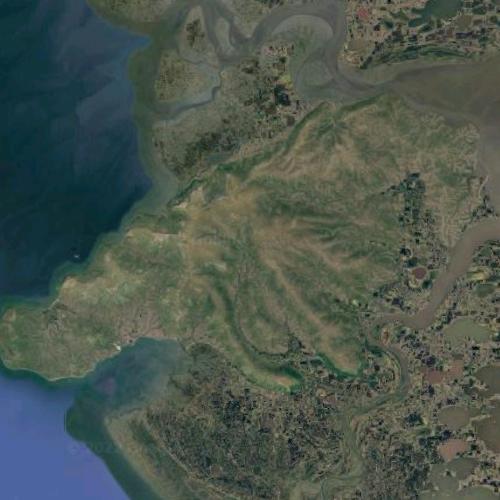 Nelson Island in Toksook Bay, AK (Google Maps)