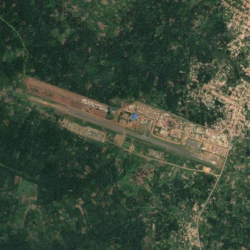 Beni Airport in Beni, Democratic Republic of the Congo (Google Maps)