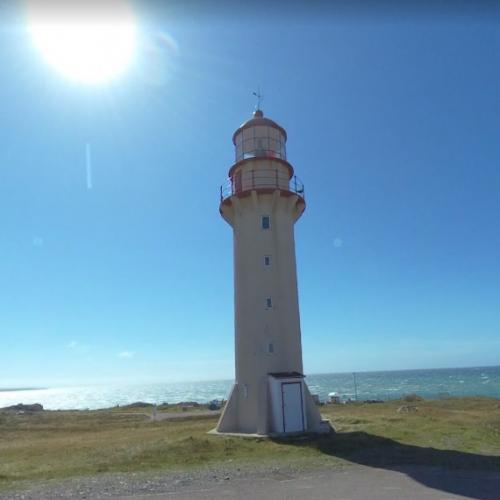 Cap Blanc lighthouse, Saint Pierre and Miquelon in Miquelon, Saint