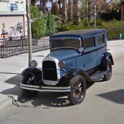 Ford Model A in San Martín De La Vega, Spain (Google Maps) (2)