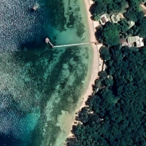 Turtle Island Seaplane Base in Nanuya Levu Island, Fiji (Google Maps)