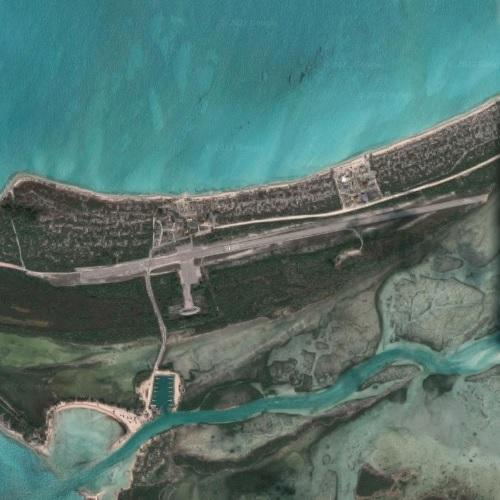 Hawks Nest Airport in Freetown Settlement, Bahamas (Google Maps)