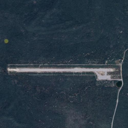 Rum Cay Airport in Clarence Town, Bahamas (Google Maps)