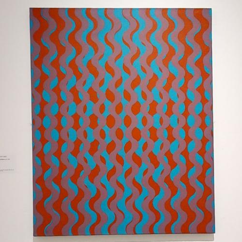 'Brown, Blue and Violet No. 2' by Michael Kidner in Southampton, United