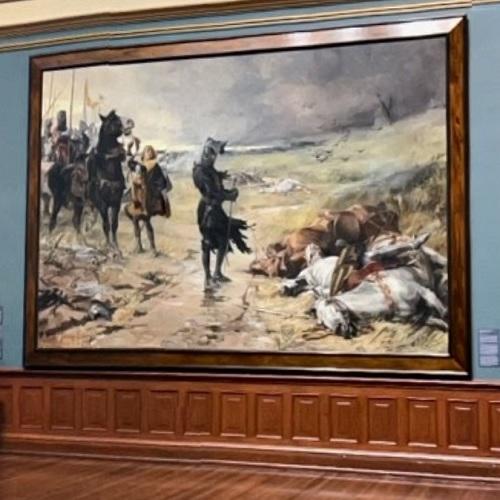 The Black Prince at Crécy by Julian Russell Story in Savannah, GA