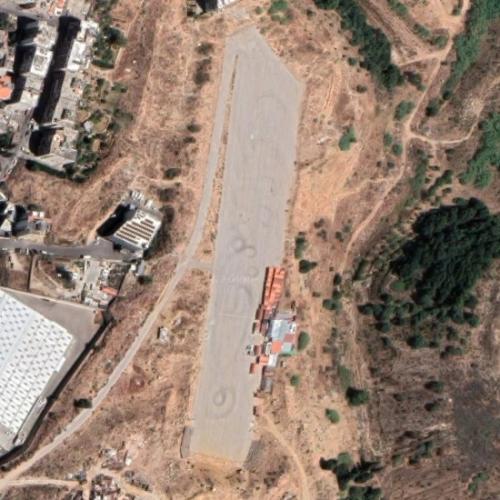 Tel al Zaatar Airfield in Beirut, Lebanon (Google Maps)