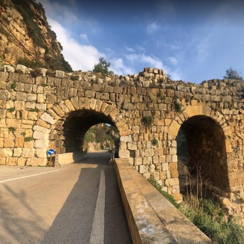 Aqueduct of Zubaida in Beirut, Lebanon (Google Maps)