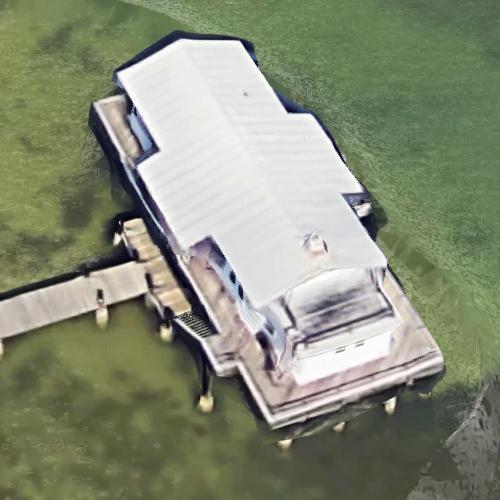 Rauschenberg's 'Fish House' in Captiva, FL (Google Maps)