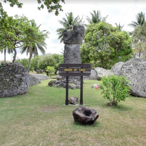 House of Taga in Tinian, Northern Mariana Islands (Google Maps)
