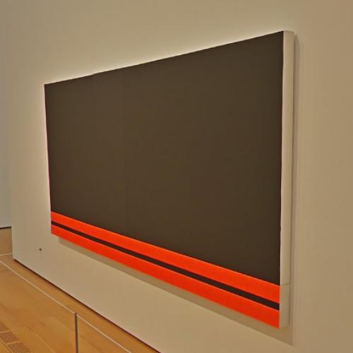 'Gray to Black' by Peter Halley in Atlanta, GA (Google Maps)