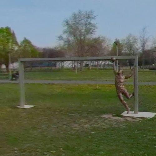 Gyula Grosics statue in Budapest, Hungary (Google Maps)