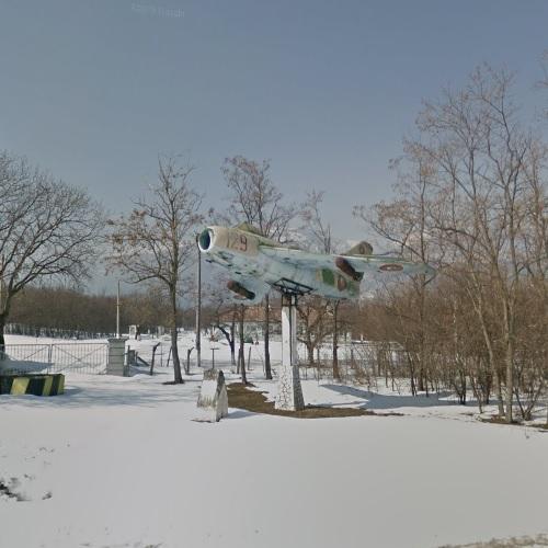 MiG-17 in Skobelevo, Bulgaria (Google Maps)