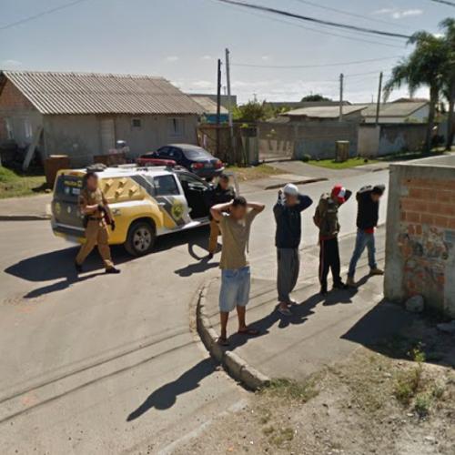 BUSTED! in Pinhais, Brazil (Google Maps)