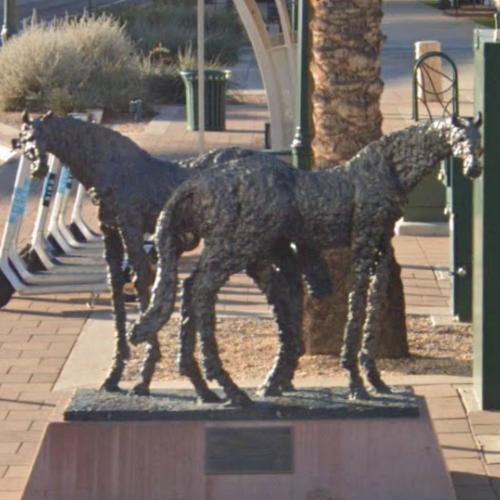 'Two Horses' by William Barnhart in Mesa, AZ (Google Maps)