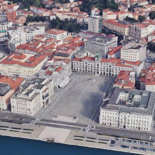 Piazza Unità d'Italia in Trieste, Italy (Google Maps)