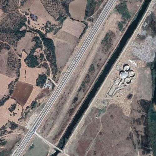 Karabiga Airport in Biga, Turkey (Google Maps)
