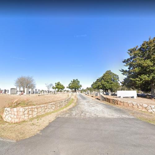 Upper Long Cane Cemetery in Abbeville, SC (Google Maps)