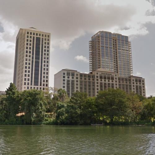 'San Jacinto Center' by Michael Graves in Austin, TX (Google Maps)