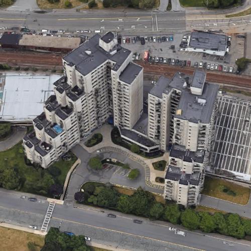 Ocean Gate & Seawatch Tower Condominiums in Revere, MA (Google Maps)