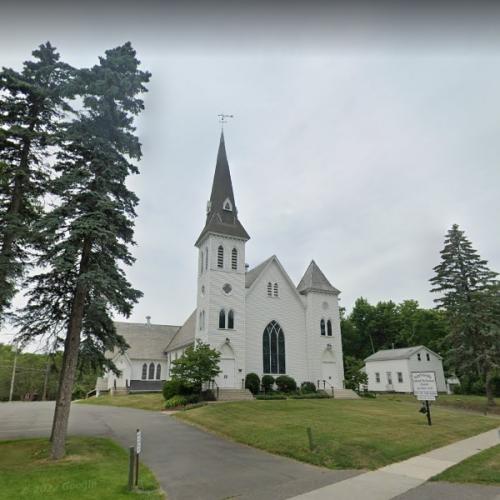 Newtonville United Methodist Church in Newtonville, NY (Google Maps)