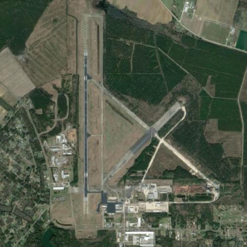 Northeastern Regional Airport in Edenton, NC (Google Maps)