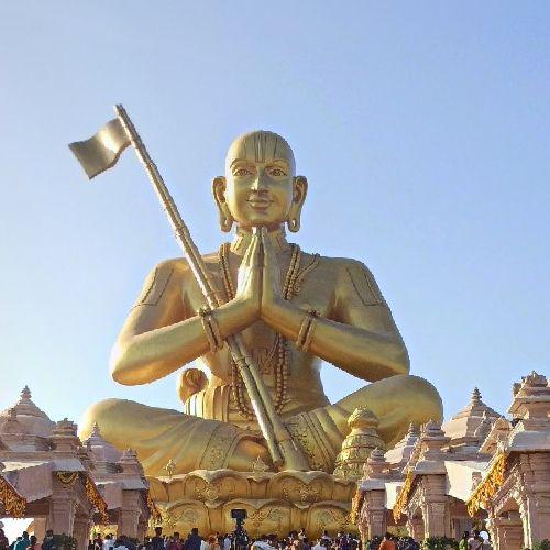 Statue of Equality in Hyderabad, India (Bing Maps)