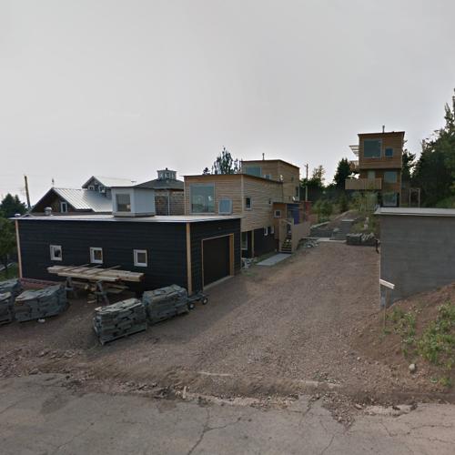 'Tre Søstre Housing' by David Salmela in Grand Marais, MN (Google Maps)