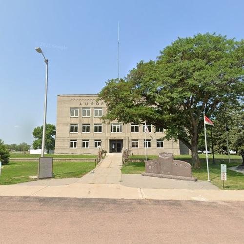 Aurora County Courthouse in Plankinton, SD (Google Maps)