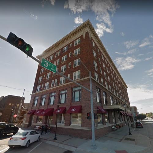 Clarke Hotel in Hastings, NE (Google Maps)