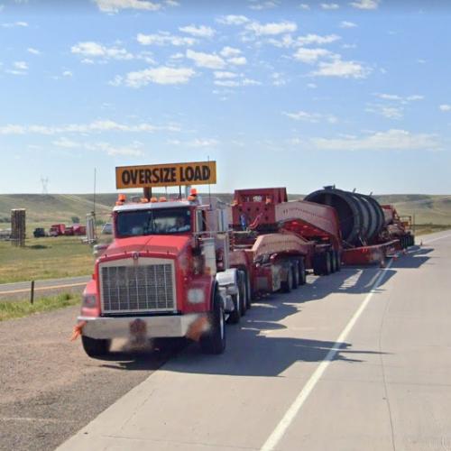 Oversize load in Cheyenne, WY (Google Maps) (5)