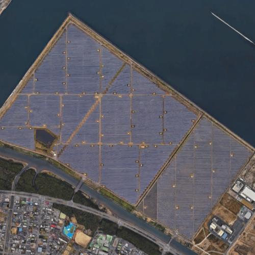 Oita Solar Power in Oita, Japan (Google Maps)