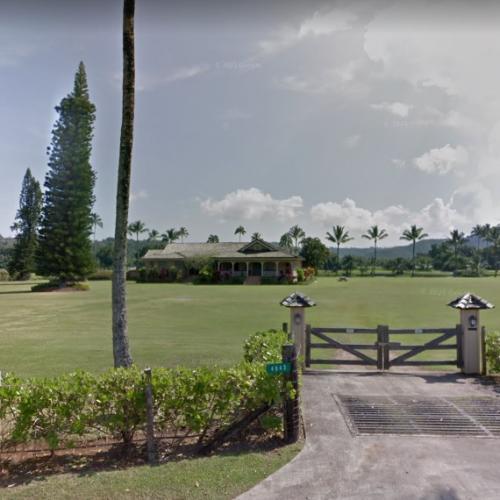 Albert Spencer Wilcox Beach House in Hanalei, HI (Google Maps)