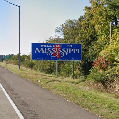 to Mississippi sign in Memphis, TN (Google Maps)