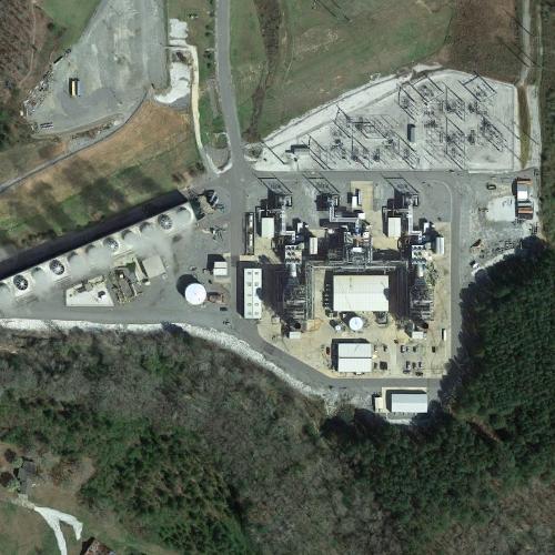 Hillabee Energy Center in Alexander City, AL (Google Maps)