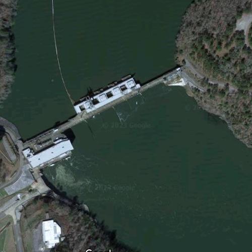 Mitchell Hydroelectric Generating Plant in Verbena, AL (Google Maps)