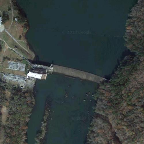 Yates Hydroelectric Generating Plant in Tallassee, AL (Google Maps)